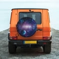 thumbnail image 6 of Pofeuu Planets Stars And Galaxies1 Print Spare Tire Wheel Cover for Car Truck SUV Camper Universal Fit Spare Tire Cover RV Spare Tire Covers-14 inch, 6 of 6