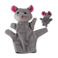 thumbnail image 2 of Marioneta de mano con temática de encantadores, marioneta de ded , aprendizaje para Macarena Gris ratón de la mano de marionetas de dedo Títeres, 2 of 8