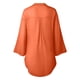 thumbnail image 5 of Blusa de Manga Larga Fiudx Ofertas Del Día con Botones para Mujer Solapa Holgada con Camisa Poket, 5 of 6