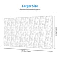 thumbnail image 2 of Cauagu Poodle Dog for Large Mouse Pad,XXL Extended Gaming Mouse Mat Long Extended Desk Mat Big Desk Pad Mat(16 x 29.5in) for Work/Game/Office/Home, 2 of 8