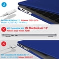 thumbnail image 4 of Juego de fundas rígidas IBENZER para MacBook Air de 13 pulgadas 2018-22, 4 of 9