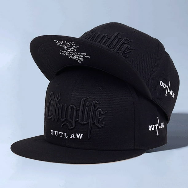 Sumbrero Snapback Cap Deportes Al Aire Libre Matón life 2PAC Bordado Gorra Para Hombre De Moda De Béisbol