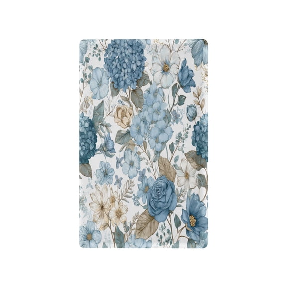 Light Switch Cover Switch Plate Outlet Cover Plug Cover for Electrical Unused Outlet Cover Blue Floral Seamless Pattern