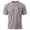 Gray, variant on Bnwani Shirts for Men Lightweight Moisture-Wicking Mens Shirts Comfortable Printed Cotton Tee Black XL