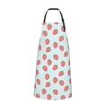 thumbnail image 2 of Lsque Hand Drawn Strawberry Waterproof Apron Chef Aprons for Men Heavy Duty Chemical Work Apron Extra Long Grilling Aprons with Adjustable Bib Apron, 2 of 9