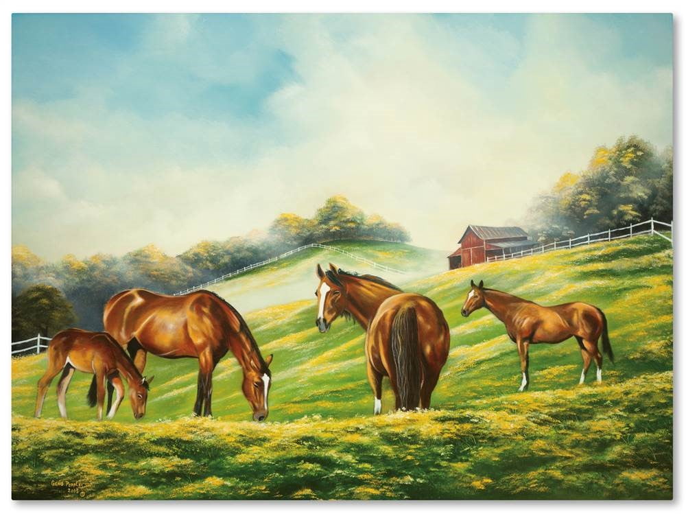 Trademark Fine Art 'Back Breaker' Canvas Art by Geno Peoples