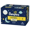 Pampers Swaddlers Overnight Diapers Size 3, 66 Count (Select for More