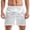 White, variant on SGMVNU Men's Satin Shorts Elastic Waist Lightweight Soft Loungewear Shorts Summer Beach Casual Boxers Shorts, Size S, White