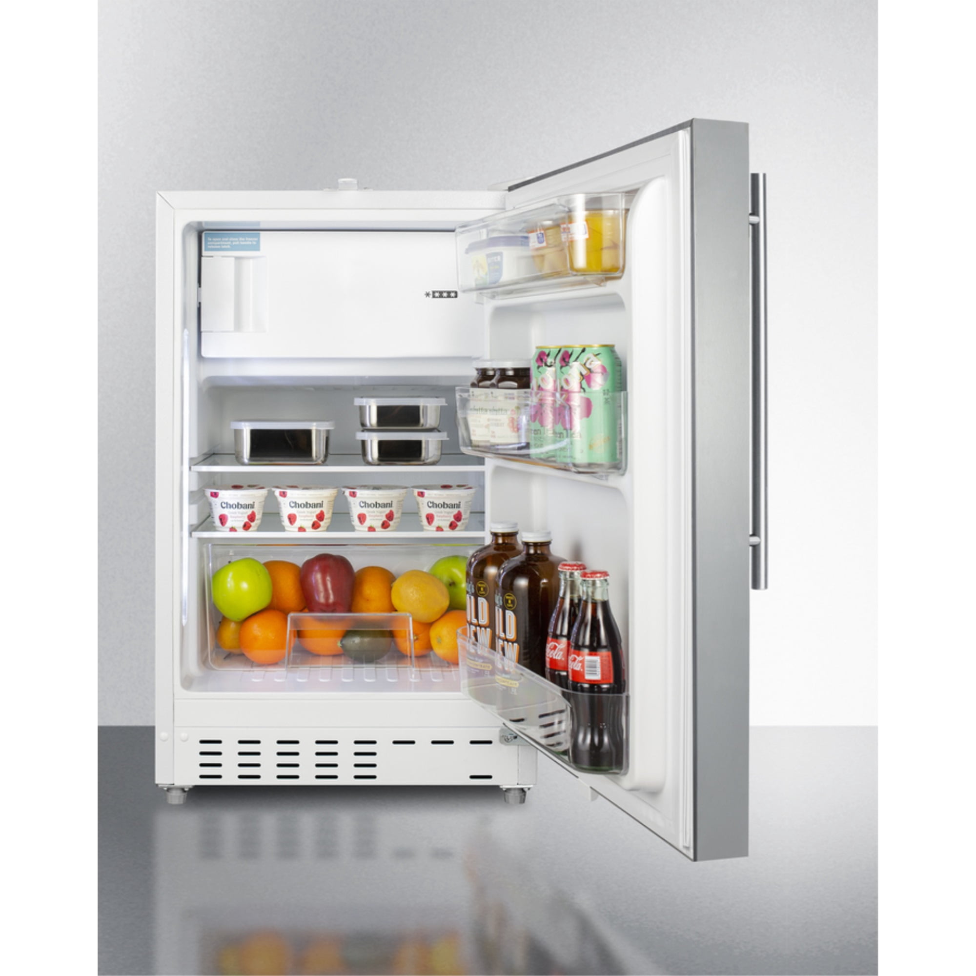 SUMMIT ALRF48SSHV 20" Wide Built-in Refrigerator-freezer, ADA Compliant