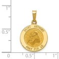thumbnail image 3 of 14k Yellow Gold Saint Anthony Medal Charm, 3 of 5