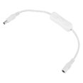 thumbnail image 3 of zhangqiuzhi 5Pcs 28.5cm DC Power Adapter Connector Inline with ON/OFF Switch for LED Strip Lights White, 3 of 12