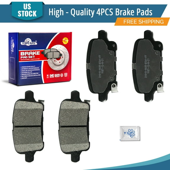 YXPCARS BD1915: 4PCS Rear Ceramic Brake Pads Set for Buick Regal TourX Chevrolet Equinox GMC Terrain 2018-2020