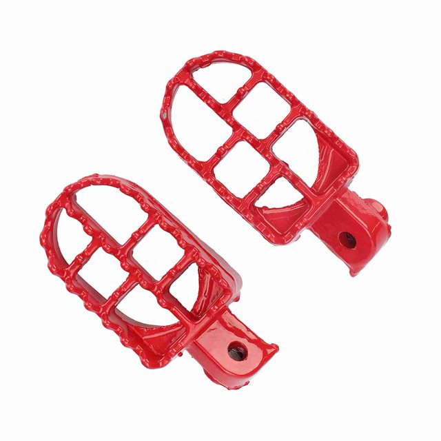 Motorcycle Foot Pegs, 2pcs Foot Pegs Pedal Aluminum Rider Passenger Footrest Pegs Footstools Floorboards Mini Bike Foot Pegs 20x50mm for Motorcycle Dirt Bike