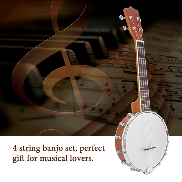 birthday present Rosewood Banjo Set, Music gift Banjo Set, for beginner learner professionals lovers