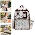 thumbnail image 2 of Cute Ita Bag Backpack, Aesthetic Large Capacity Daypack with Pin Display Window, Versatile Travel Backpack for Conventions, Everyday Use, and Streetwear Style, 2 of 8
