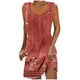 thumbnail image 1 of Vestido de Verano para Mujeres, Moda Color Sólido Bolsillo sin Mangas Vestido Casual Cuello en V Hecho de Poliéster Ligero para Primavera Verano, Vestido de Verano Casual, 1 of 5