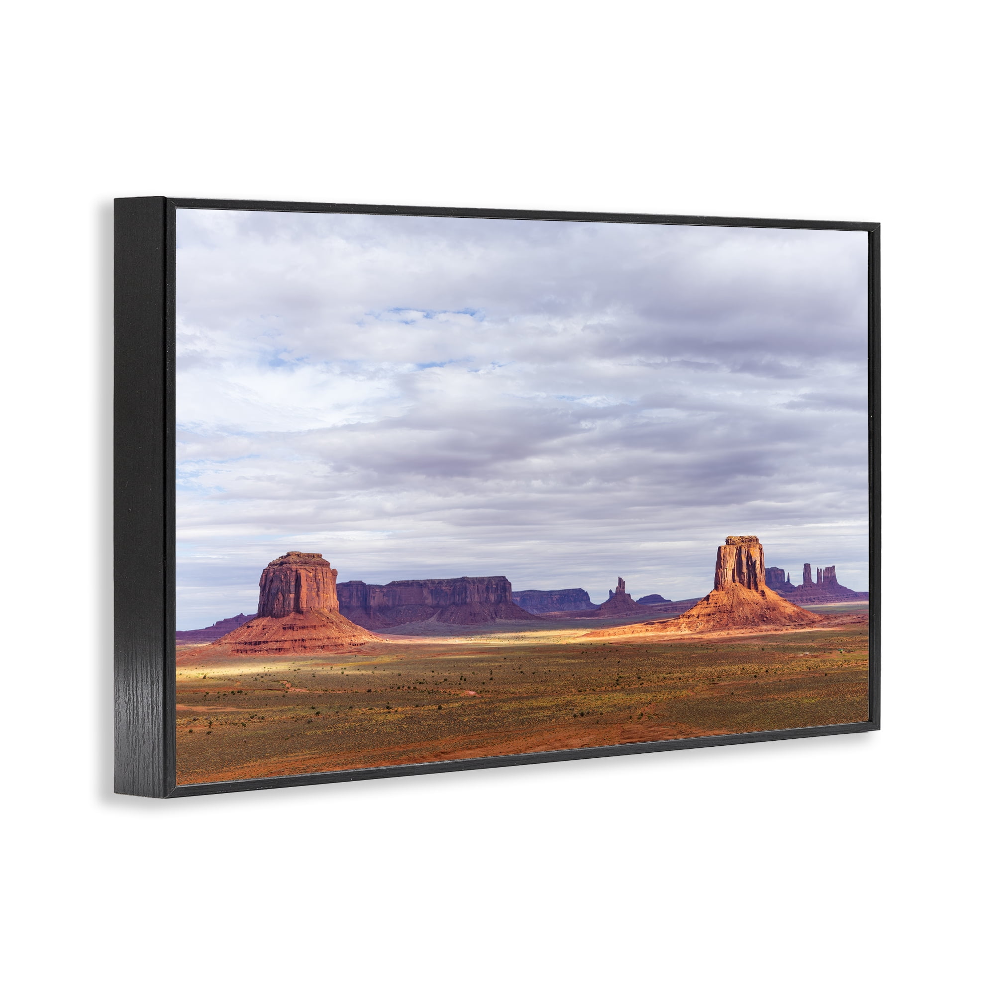 Stupell Industries Monumental Desert Buttes & Mesas Black Framed Giclee Art, design by Shelley Carlisle