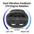 thumbnail image 3 of Volante para Juegos DOYO 270° Inalámbrico Bluetooth con Vibración Dual, 3 of 9