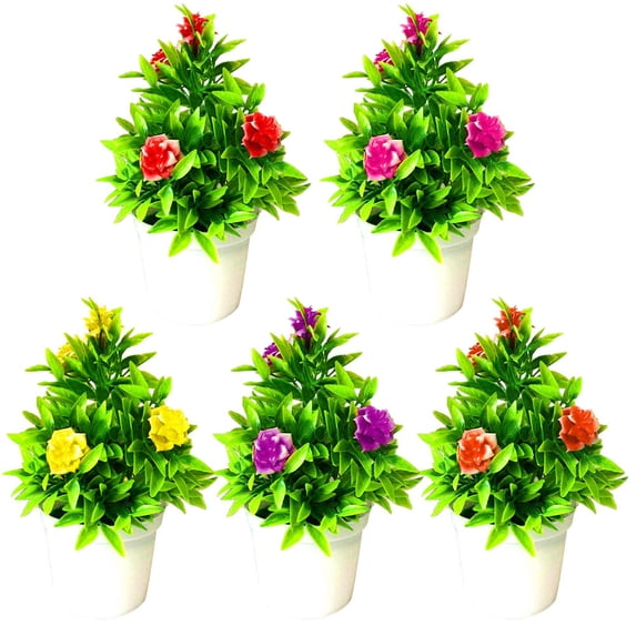 Dream Lifestyle 1Pc Artificial Rose Flower Miniascape Photograph Prop Wedding Home Bonsai Decor