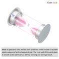thumbnail image 3 of Unique Bargains 5 Minute Sand Timer, Sandy Clock, Count Down Sand Glass, Pink, Green Sands, 3 of 5