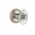 thumbnail image 4 of Grandeur Burgundy Crystal Door Knob with Newport Plate, 4 of 7