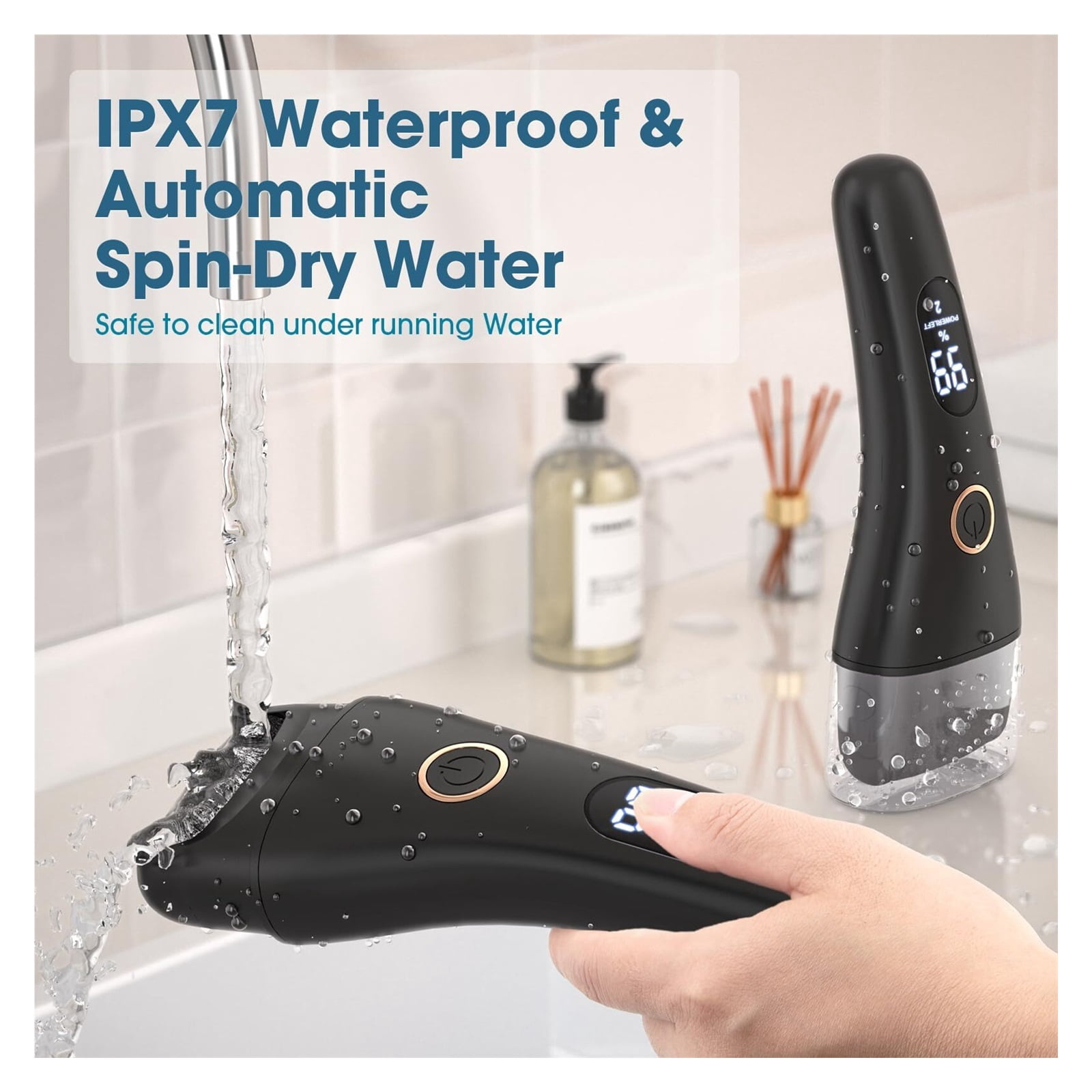 Electric Foot Callus Remover, Portable Pedicure Kit Foot File Callus Remover for feet, Professional Foot Care Pedicure Tools Foot Scrubber for Men Women Dead Skin Dry Crack Skin Calluses - 3 Speed