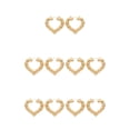 thumbnail image 1 of Pendientes de mujer Sonducket W72819 en forma de corazón paquete de 2, 1 of 6