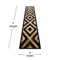 thumbnail image 4 of Masada Rugs Area Rug Southwest  Distressed Design 1106 Brown Black Beige (2 Feet 4 Inch X 11 Feet) Runner, 4 of 6