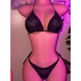 thumbnail image 4 of Traje de baño de playa punk para mujer de los años 2000, ropa gótica, traje de baño BRAT con estampado de diamantes de imitación, bikini grunge, trajes de baño Y2K con cordones, 4 of 4