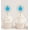 Blue & Glitter Silver, variant on Darling Souvenir, Glitter Cupcake Toppers, Baby Shower/ Birthday Party Dessert Decorations - Pack Of 20