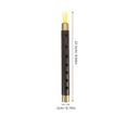 thumbnail image 2 of LITINKIMI Instrument Culturel Flûte Outil de Musique Traditionnel pour l'Éducation Musicale Laiton Brun Lot de 1, 2 of 7