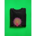 thumbnail image 3 of Psychedelic Art Style Woman  Sweatshirt Women -Image by Shutterstock, Female 5X-Large, 3 of 4