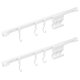 thumbnail image 2 of 2 Set of Wall-mounted Sliding Hooks Rack Kitchen Hanging Hooks Wall Hanging Hook Rack, 2 of 4
