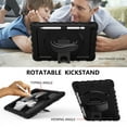 thumbnail image 6 of iPad 10.2" Case, iPad 8th Gen / iPad 7th Gen Case, Dteck Heavy Duty Rugged 3 Layer Full Body Shockproof Protective Covers with 360 Rotate Stand /Hand Strap/ Should Belt /Pencil Holder,Z_Black, 6 of 6