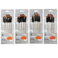 thumbnail image 2 of Injueey 6 unids/set de pinceles para acuarela, Kit de diferentes formas, pelo de nailon, mango de madera, pincel para pintar, suministros de Type3 NO3, 2 of 6