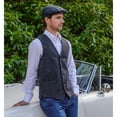 thumbnail image 2 of Mucros Weavers Irish Trinity Flat Cap Wool Tweed Newsboy Vintage Hat Made in Ireland, 2 of 5
