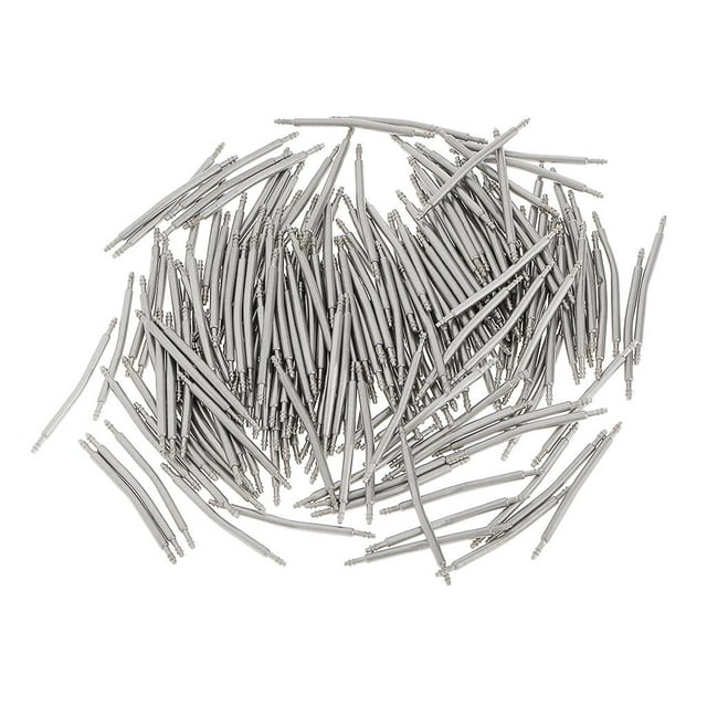 200 pasadores de barra de resorte curvos de acero inoxidable para correa de reloj de 16 a 26 mm 22mm