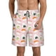 thumbnail image 1 of Balery Cute Sushi (2) Traje de Baño Estilo Hawaiano para Hombre, Shorts de Secado Rápido con Bolsillos-Large, 1 of 6