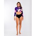 thumbnail image 2 of Bikini top manga larga para mujer color morado Ana y Juana Bikini top manga larga talla M, 2 of 4