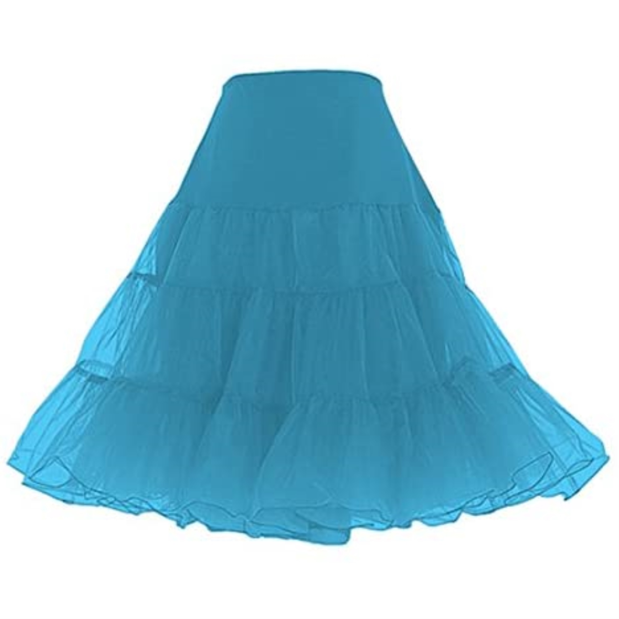 Sottogonna Nylon Tea Length 26" Per Abiti Vintage – Cerchio Per Gonne Poodle E Stile Rockabilly – Rosa (Small/Medium)