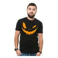 thumbnail image 2 of Halloween Smile Shirt Halloween Party Tee Shirt Halloween Pumpkin Face Shirt Halloween Costume tee (XX-Large Navy Blue), 2 of 6