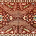 thumbnail image 1 of Ahgly Company Indoor Square Abstract Red Abstract Area Rugs, 8' Square, 1 of 6