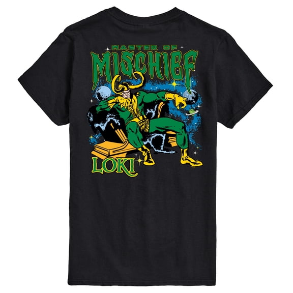 Marvel Loki - Master Of Mischief - Men's Short Sleeve Graphic T-shirt