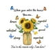 thumbnail image 1 of Adhesivo de Pared Inspirador de Girasol | Vinilo Autoadhesivo de 1 Metro | Frase Motivacional para Sala de Estar y Decoración Del Hogar | Fácil de Aplicar y Quitar, 1 of 2
