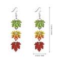 thumbnail image 3 of Thanksgiving Earrings Unique Wooden Earrings Stylish Jewelry for Holiday Celebrations Present for and Family, 3 of 6