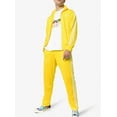 thumbnail image 3 of ADIDAS Mens Yellow Logo Graphic Track Jacket 2XL, 3 of 4