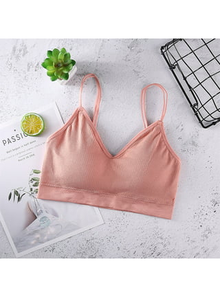 Womens 3 Pack of Comfort Sports Bras with Adjustable Straps