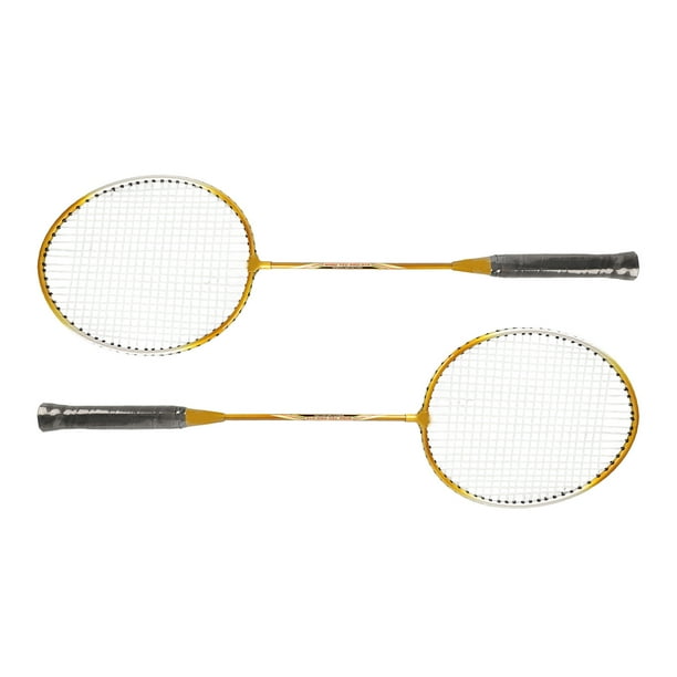REGAIL 2Pcs Iron Alloy Badminton Racket 2 Player Badminton Racket