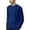 Blue, variant on VJATTWR Print T-Shirts for Men Cute Crewneck Long Sleeve Tees Funny Long Sleeve Shirt Men Xxxl
