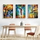 thumbnail image 2 of 3pcs Abstract Aall Art Canvas Paintings, Posters And Prints, Forest, Street, Rainy Pictures, For Living Room Home Decor, Gift, No Frame, 2 of 4